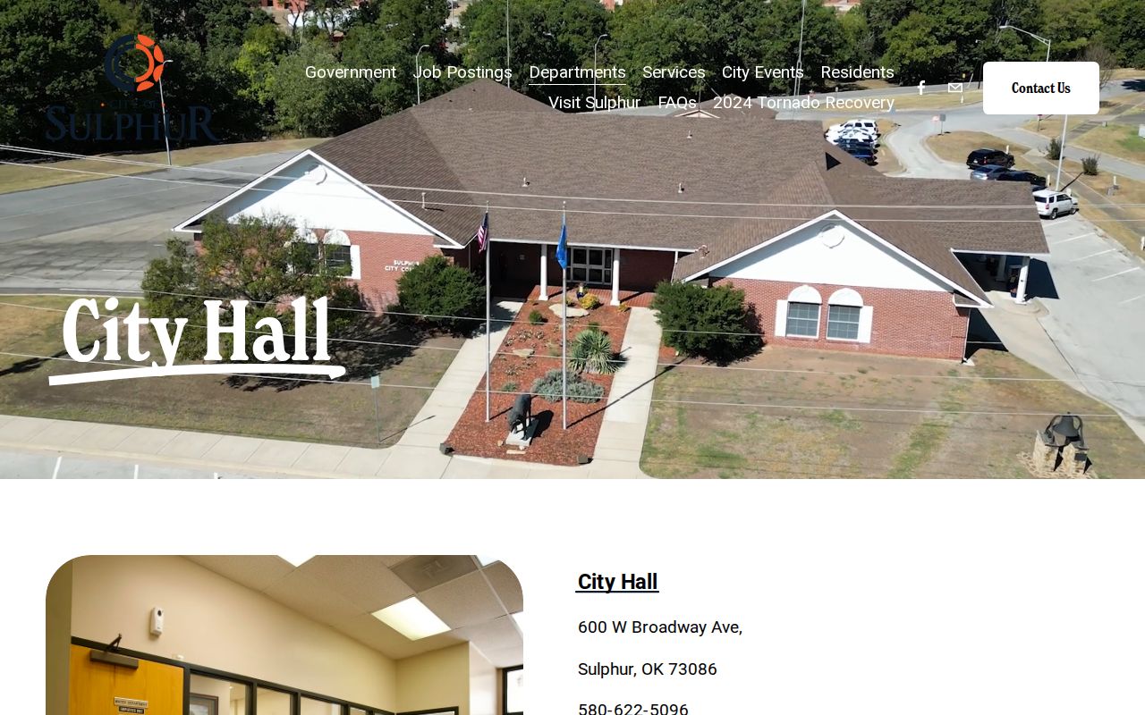 Sulphur warrant records city hall contact