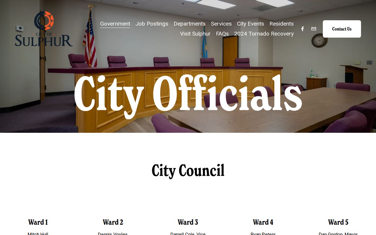 Sulphur warrant records city judge and court clerk