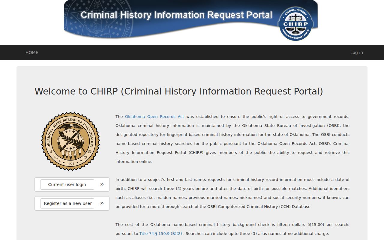 Murray County warrant search public criminal history interface